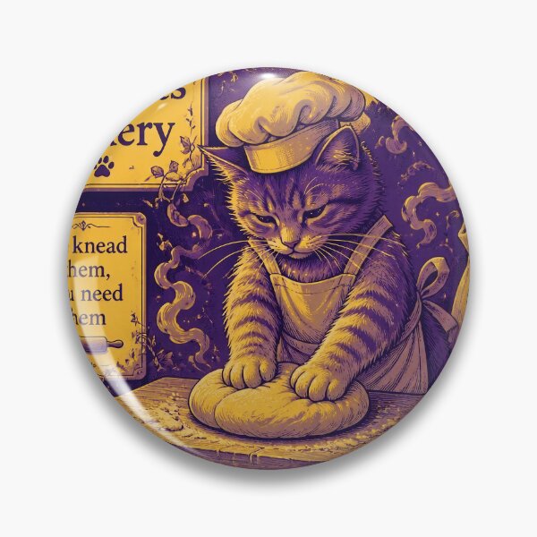 Item preview, Kitty Biscuits Bakery- We knead them, you need them designed and sold by Shelley Loewnau-Jones Studio.