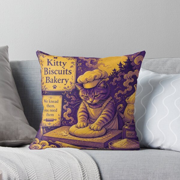 Item preview, Kitty Biscuits Bakery- We knead them, you need them designed and sold by Shelley Loewnau-Jones Studio.