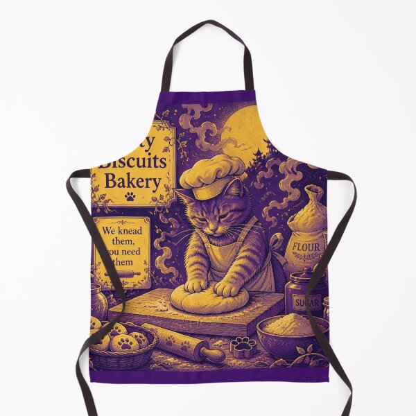 Item preview, Kitty Biscuits Bakery- We knead them, you need them designed and sold by Shelley Loewnau-Jones Studio.