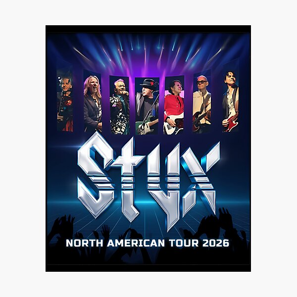 Item preview, Styxs North American Tour 2026 Concert designed and sold by obrainkrisax.