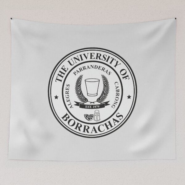 Item preview, University of Borrachas Parranderas Alegres Cabronas Emblem designed and sold by Carolineermann.