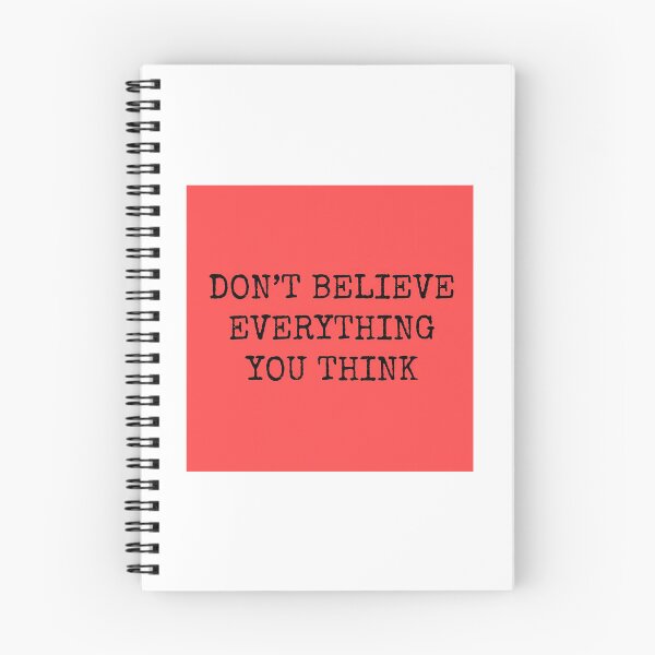 Item preview, Dont Believe Everything You Think Sticker designed and sold by hal-omaggard.