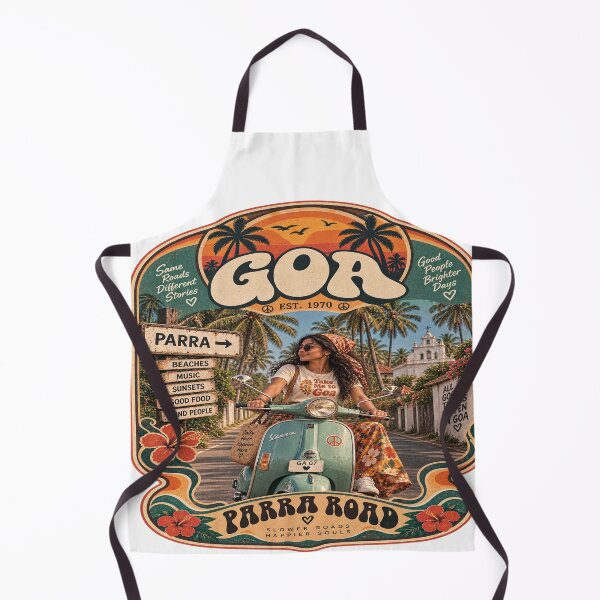 Item preview, Goa Parra Road — Slower Roads, Happier Souls designed and sold by Goanheartprints.