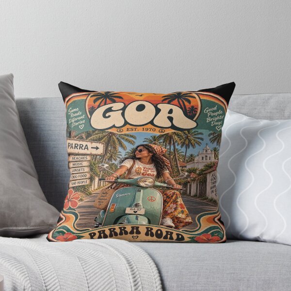 Item preview, Goa Parra Road — Slower Roads, Happier Souls designed and sold by Goanheartprints.