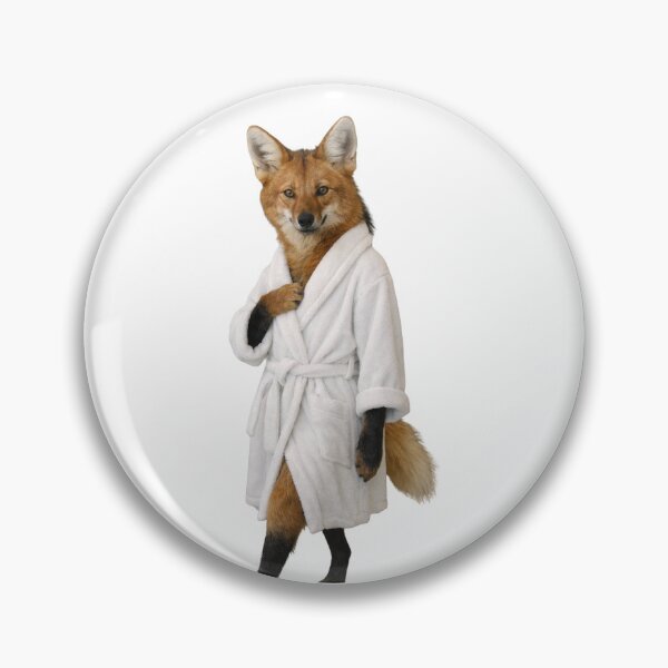 Item preview, Maned Wolf Fluffy Bathrobe designed and sold by Sillytoe.