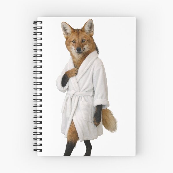 Item preview, Maned Wolf Fluffy Bathrobe designed and sold by Sillytoe.