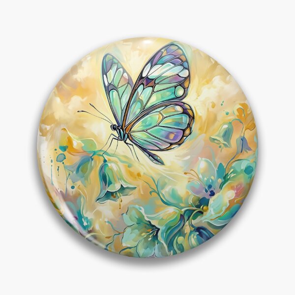Item preview, Glasswing Butterfly Bell Messenger designed and sold by PictoVibe.