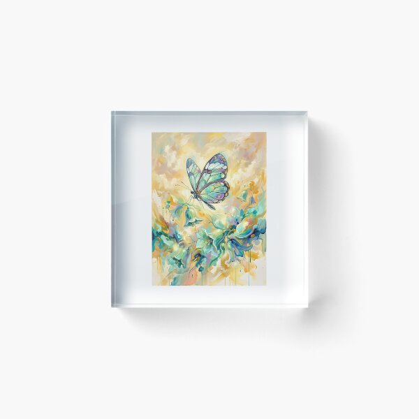 Item preview, Glasswing Butterfly Bell Messenger designed and sold by PictoVibe.