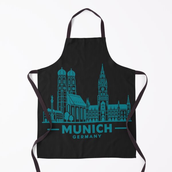 Item preview, Munich Germany Line Art Skyline Poster designed and sold by CMYKStudio.