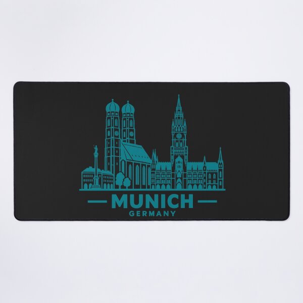 Item preview, Munich Germany Line Art Skyline Poster designed and sold by CMYKStudio.