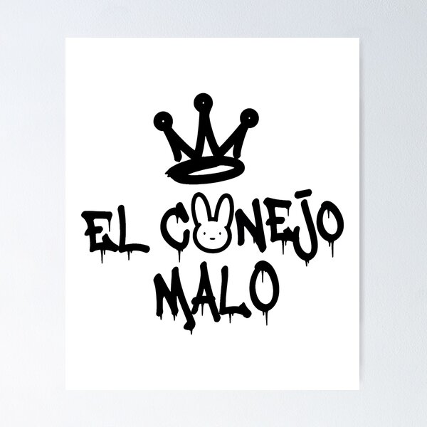 Item preview, El Conejo Malo Corona Graffiti Art designed and sold by Carolineermann.
