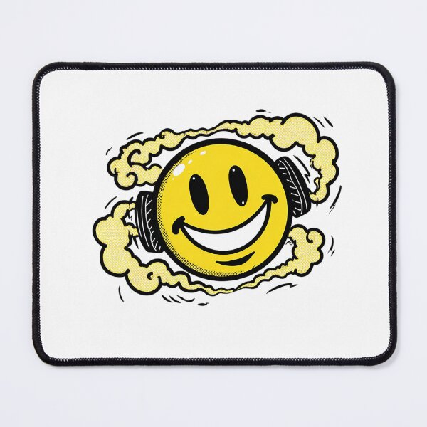 Item preview, Drift Happy – Smiley Face in Burnout Smoke designed and sold by Alphakenon.