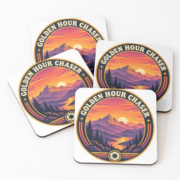 Item preview, Golden Hour Chaser Sunset Hiking Photography Gift designed and sold by ys96.