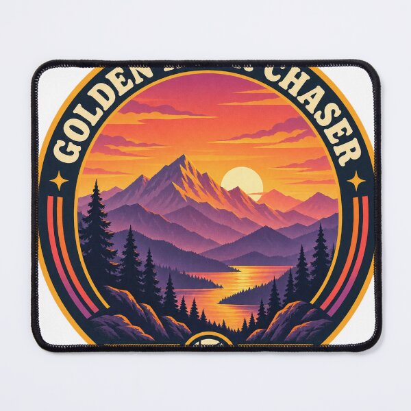 Item preview, Golden Hour Chaser Sunset Hiking Photography Gift designed and sold by ys96.