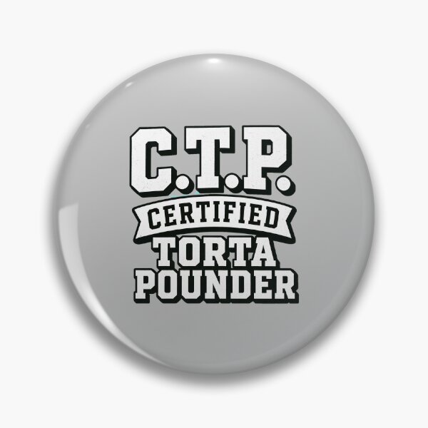 Item preview, Certified Torta Pounder Retro Humorous Foodie Graphic designed and sold by Carolineermann.