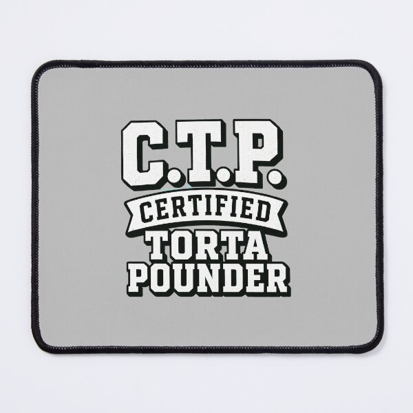 Item preview, Certified Torta Pounder Retro Humorous Foodie Graphic designed and sold by Carolineermann.
