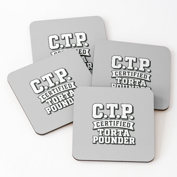 Item preview, Certified Torta Pounder Retro Humorous Foodie Graphic designed and sold by Carolineermann.