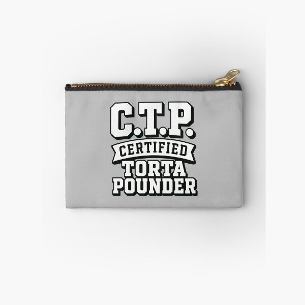 Item preview, Certified Torta Pounder Retro Humorous Foodie Graphic designed and sold by Carolineermann.