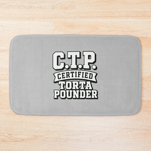 Item preview, Certified Torta Pounder Retro Humorous Foodie Graphic designed and sold by Carolineermann.