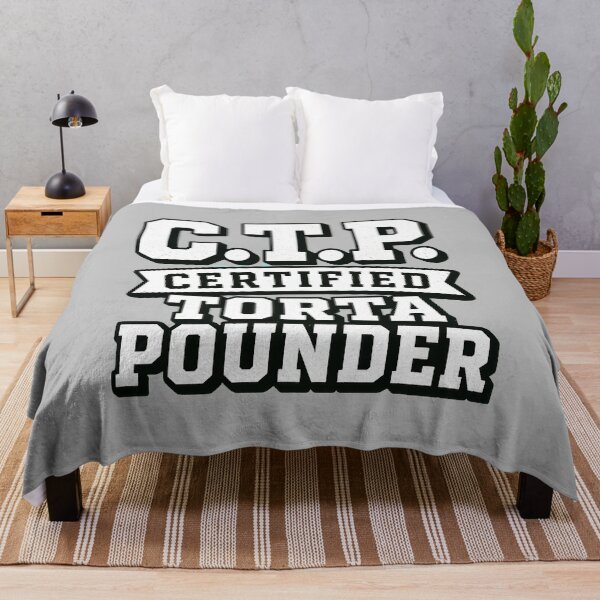 Item preview, Certified Torta Pounder Retro Humorous Foodie Graphic designed and sold by Carolineermann.