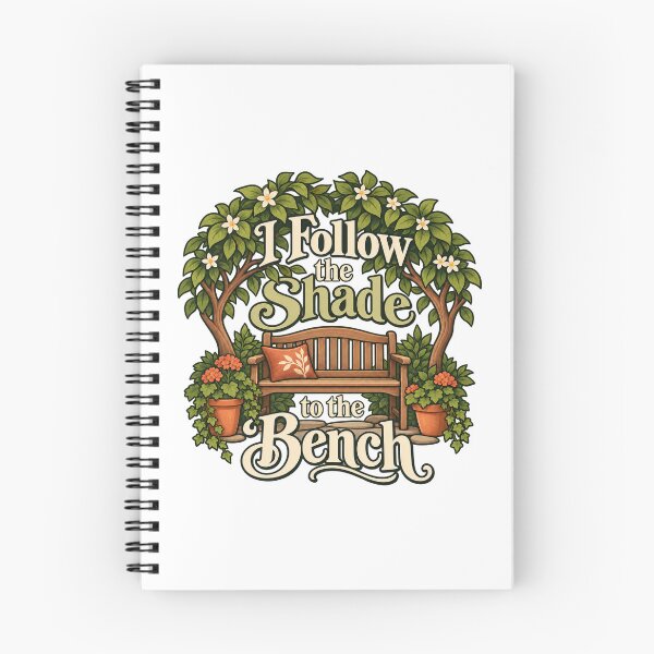 Item preview, I Follow the Shade to the Bench Decorative Art designed and sold by Bikivuno.