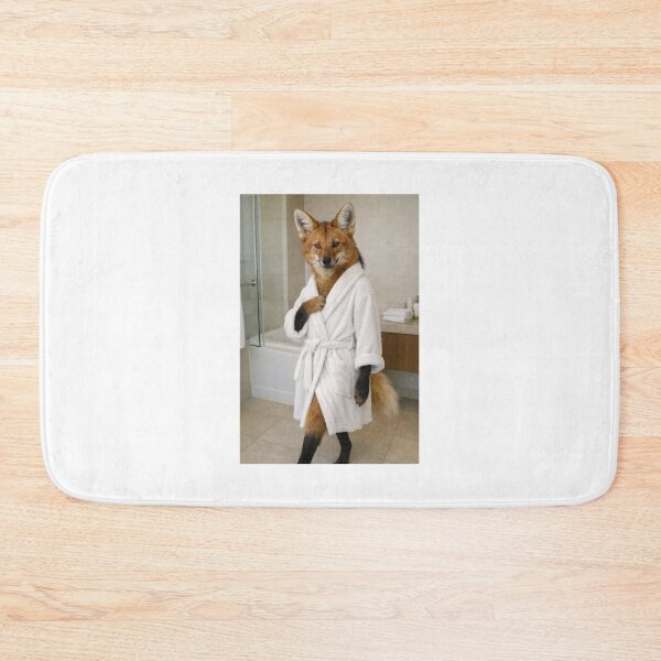 Item preview, Maned Wolf Spa Bathrobe designed and sold by Sillytoe.