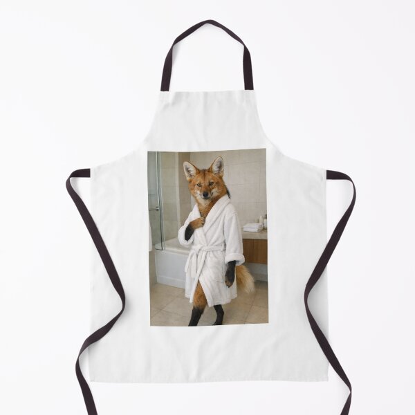 Item preview, Maned Wolf Spa Bathrobe designed and sold by Sillytoe.