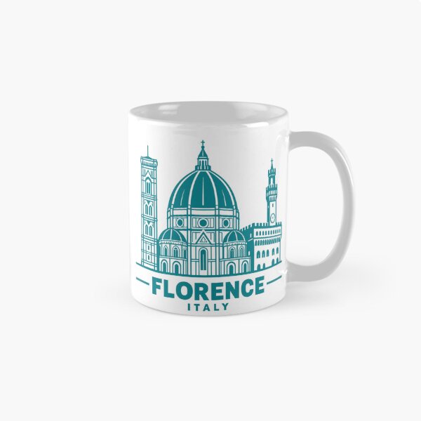 Item preview, Florence Italy Line Art Skyline Poster designed and sold by CMYKStudio.
