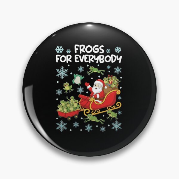 Item preview, Frogs for Everybody Funny Santa Sleigh Christmas Design designed and sold by MiALopezArt.