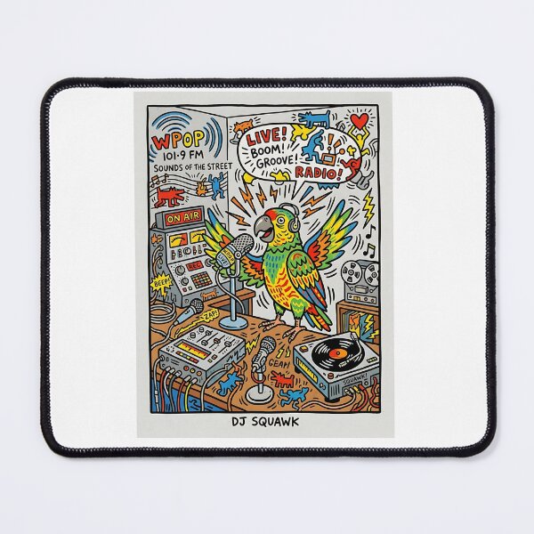 Item preview, Senegal Parrot Radio Host designed and sold by PictoVibe.