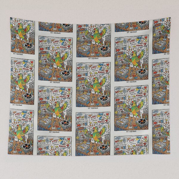 Item preview, Senegal Parrot Radio Host designed and sold by PictoVibe.