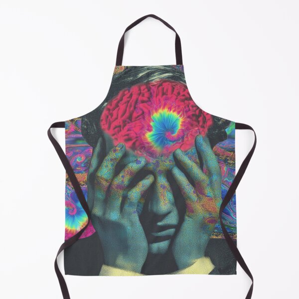 Item preview, Vortex Rainbow Brain Spiral Psychedelic Art designed and sold by MongLongStudio.