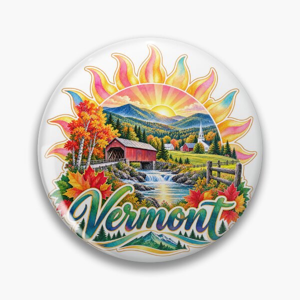 Item preview, Green Mountain State Sun designed and sold by Whimspired By Paxx.
