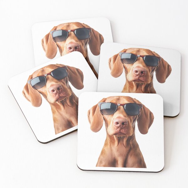 Item preview, Funny Cool Vizsla Dog Wearing Sunglasses designed and sold by war-aooldridge.