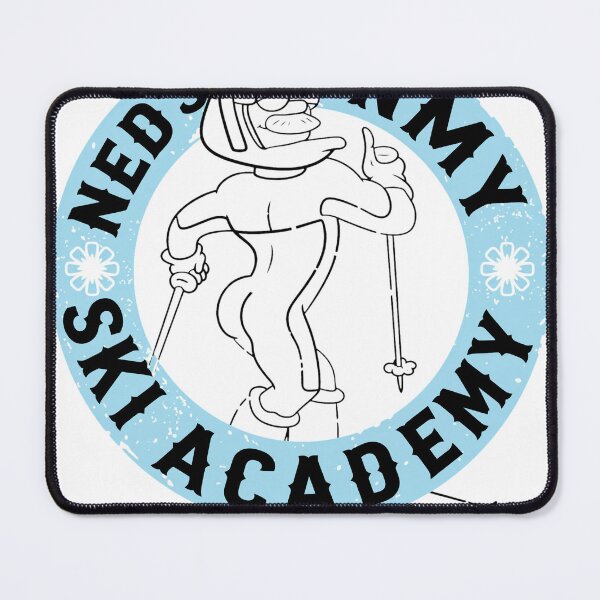 Item preview, Ned Flanders Ski Academy Funny Vintage Cartoon designed and sold by Jayceansensd.