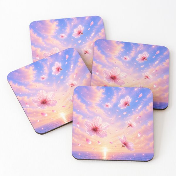 Item preview, Floating Sakura Blossoms at Sunrise designed and sold by LumiSakura.