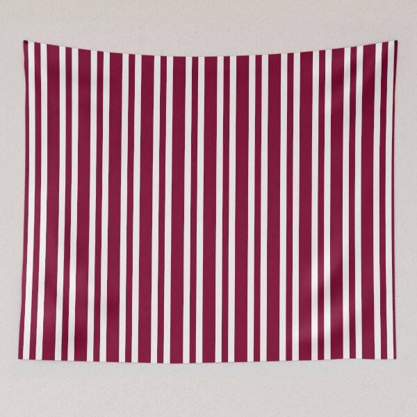 Item preview, Striped Pattern Burgundy White designed and sold by ArtbyDebbieC.