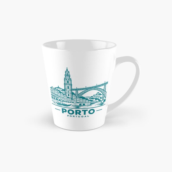 Item preview, Porto Portugal Line Art Skyline Poster designed and sold by CMYKStudio.