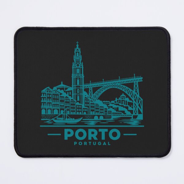 Item preview, Porto Portugal Line Art Skyline Poster designed and sold by CMYKStudio.