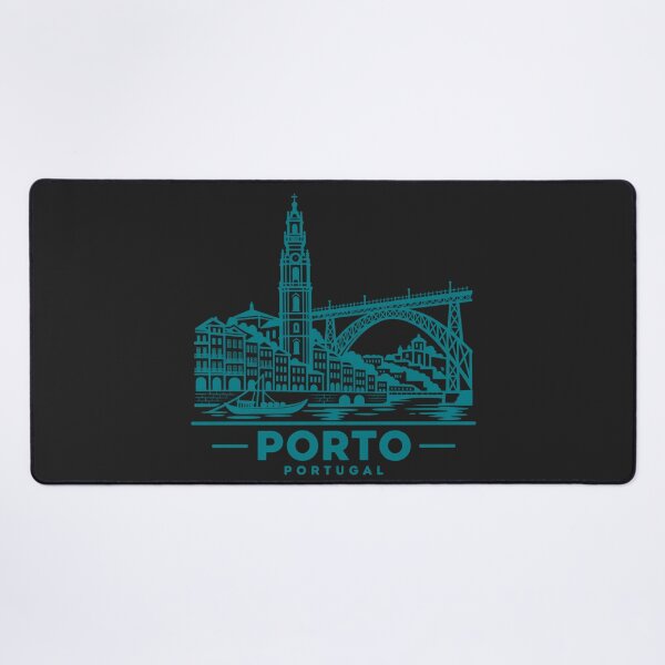 Item preview, Porto Portugal Line Art Skyline Poster designed and sold by CMYKStudio.
