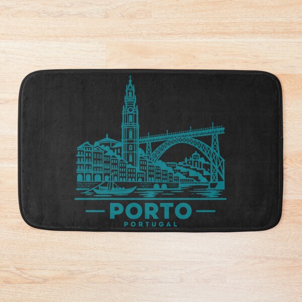 Item preview, Porto Portugal Line Art Skyline Poster designed and sold by CMYKStudio.