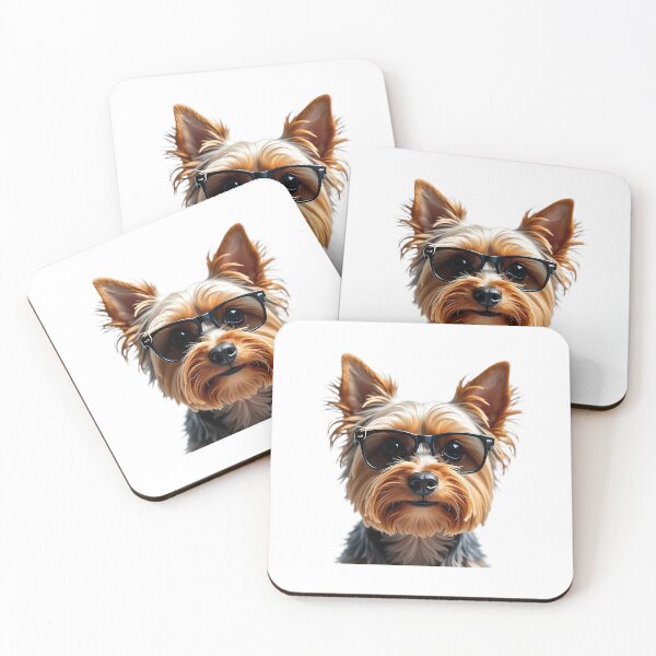 Item preview, Funny Cool Yorkshire Terrier Wearing Sunglasses designed and sold by war-aooldridge.