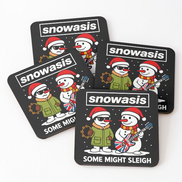 Item preview,  Oasis Snowasis Some Might Sleigh Parody Christmas Jumper For Music Fans designed and sold by TLNMonster.