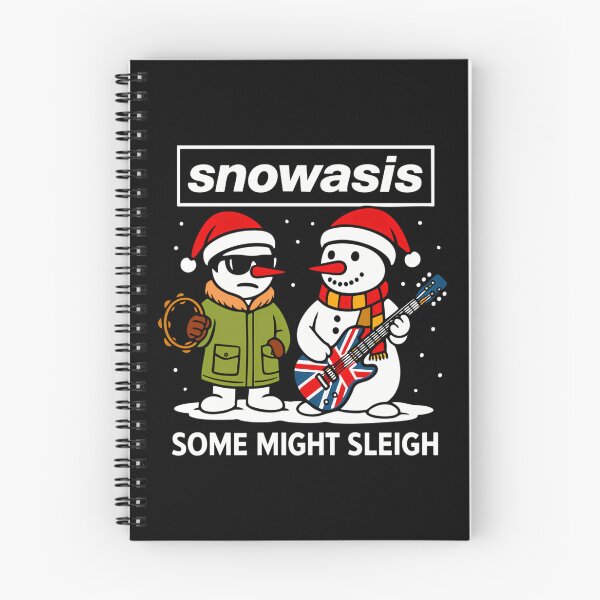 Item preview,  Oasis Snowasis Some Might Sleigh Parody Christmas Jumper For Music Fans designed and sold by TLNMonster.