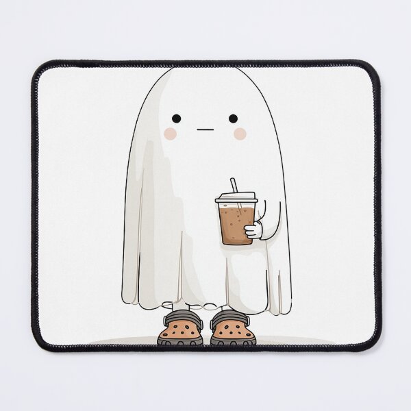 Item preview, Iced Coffee Ghost – Minimal Cute Aesthetic designed and sold by Alphakenon.