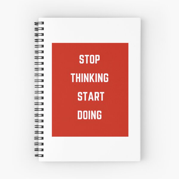 Item preview, Stop Thinking And Start Doing designed and sold by hal-omaggard.
