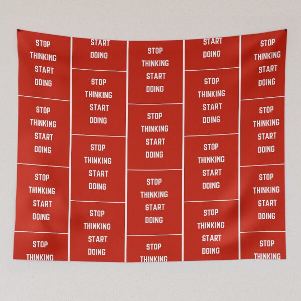 Item preview, Stop Thinking And Start Doing designed and sold by hal-omaggard.