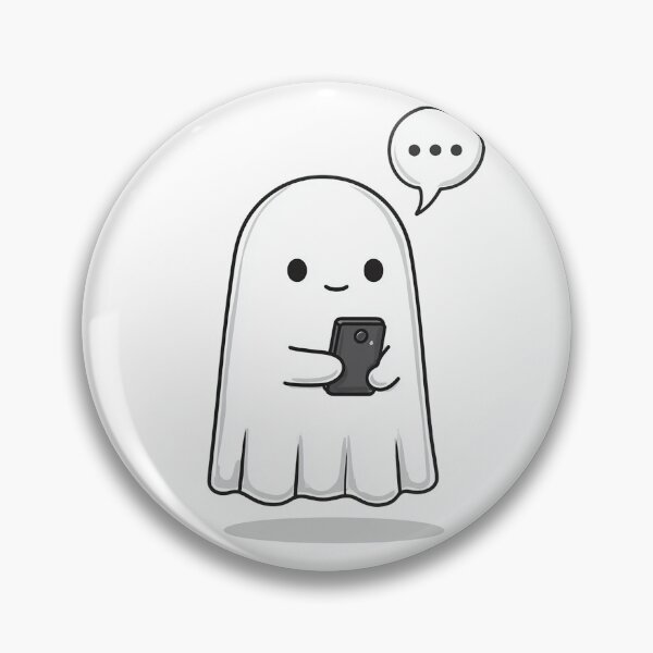 Item preview, Ghost Texting – Cute Chatting Spirit Design designed and sold by Alphakenon.