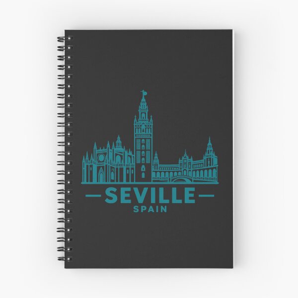 Item preview, Seville Spain Line Art Skyline Poster designed and sold by CMYKStudio.