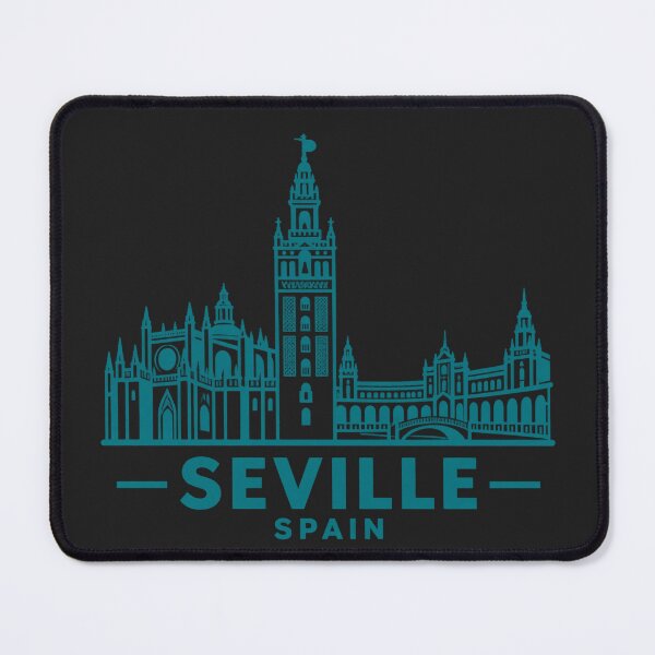 Item preview, Seville Spain Line Art Skyline Poster designed and sold by CMYKStudio.